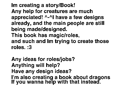 Creating a book/story?