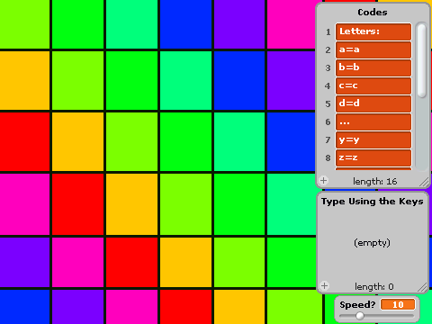 Interactive stamp typing