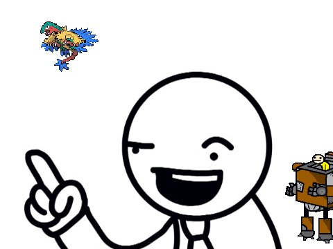 add yourself spamming and/or trolling these two poor looped animations