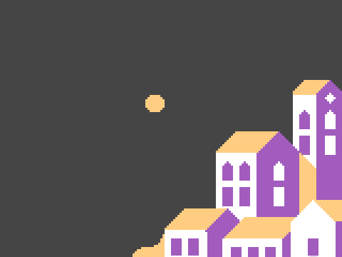 Sunset Valley l Pixelated 
