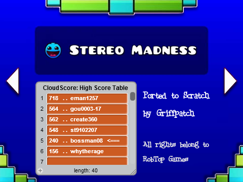 Geometry Dash [Scratch Edition]