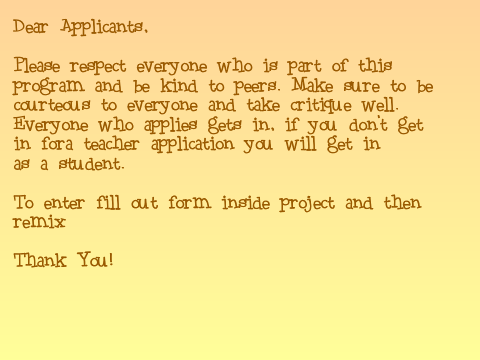 Scratch Writing Institution | Application Form 