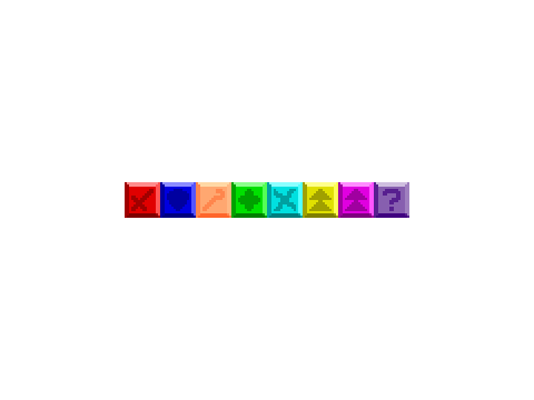 スキルパネルのドット絵