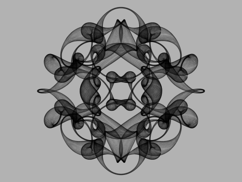 Homage to Yeganeh: 10,000 circles