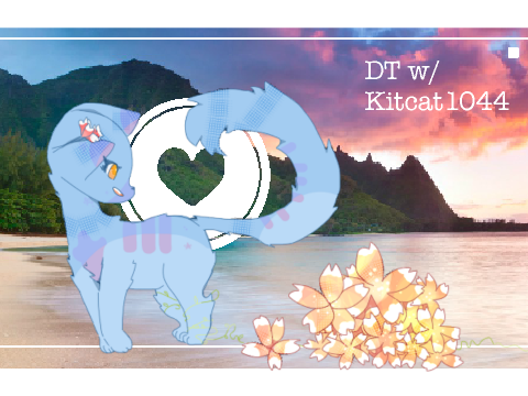 .: DT w/ Kitcat1044 || Fluffy Flower Cat :.