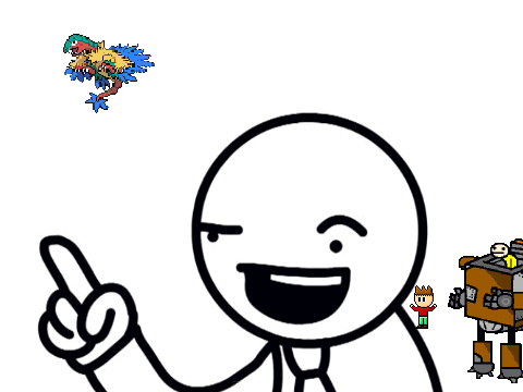 add yourself spamming andor trolling these two poor looped animations