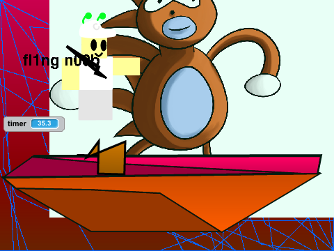 Add yourself fighting on a platform- super lame ball remix