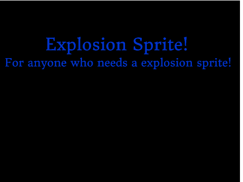 Explosion Sprite