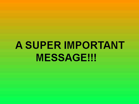 Uber important message concerning you!