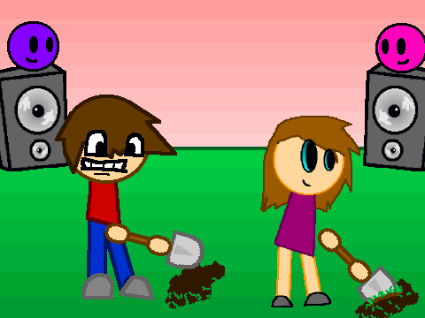 Add Yourself Digging a Hole!!!