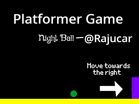 Platformer Game @Rajucar