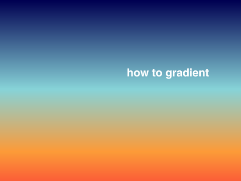 how to gradient