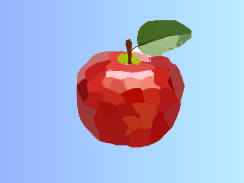 My First Block Shade an apple!
