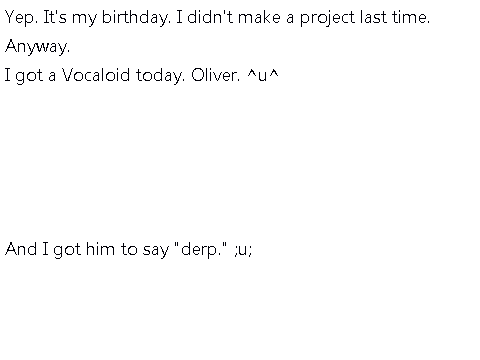 Today is my birthday.