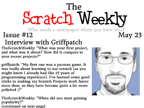 Issue #12- Interview with Griffpatch
