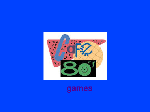 Cafe 80s  Games ident
