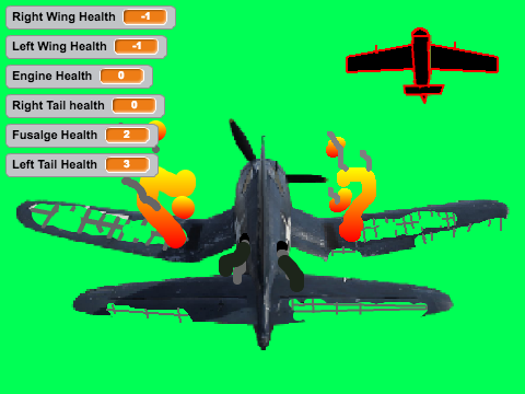 Experiments with Damage Models with animations and tails