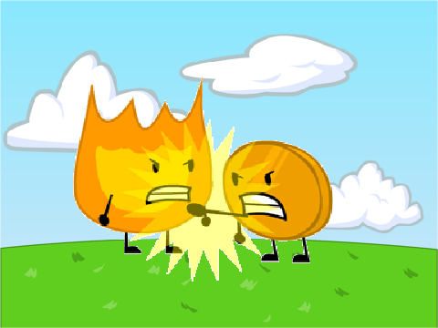 Coiny And Firey Slaps Each Other While I Play Sparta Base Mix