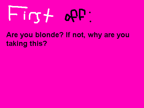Teh Blonde Meme.