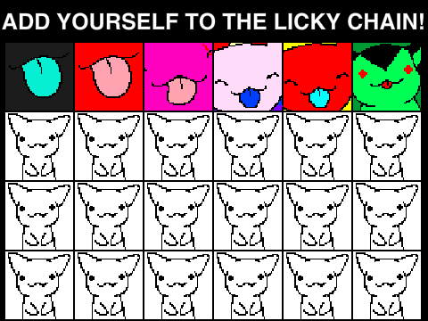 Add Yourself to the Licky Chain!