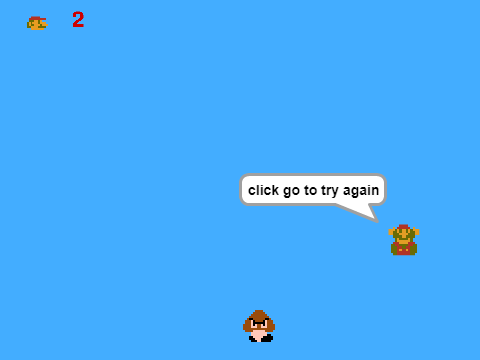 Super Mario Bros. Scratch Template