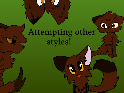 Attempting other styles