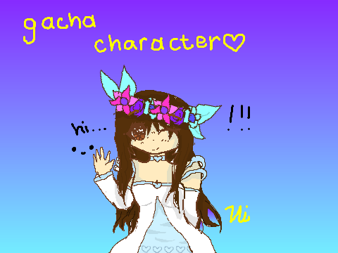 My gacha character!!!