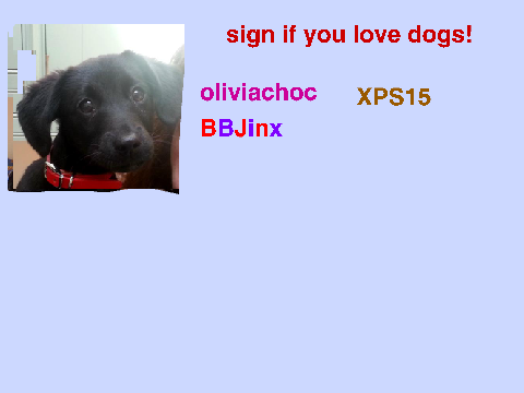 Sign if you love dogs! remix remix
