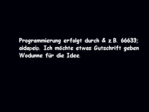 Ron's World Talk show-German Version