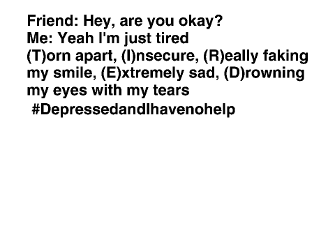 Depressed and I'm lonely remix