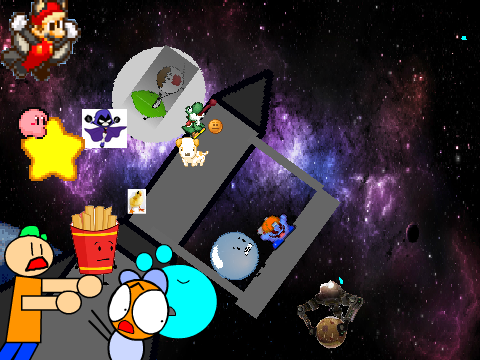 Add Yourself Holding Onto The Out-Of-Control Rocket!!!!!