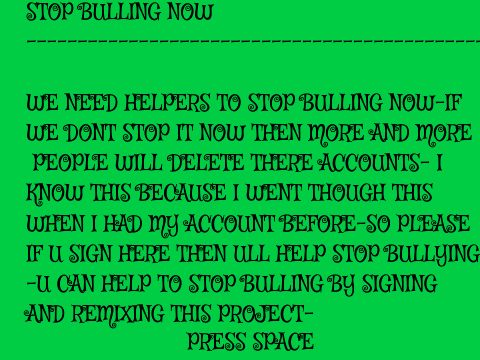 STOP BULLYING remix