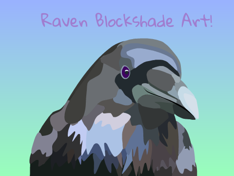 Raven Blockshade Art