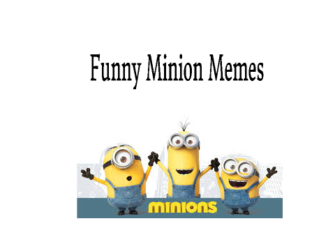 Funny Minion Memes