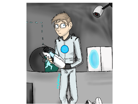 Random Human Wheatley Drawing