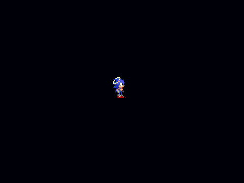 Sonic With Halo Sprite (sorry about the wings)