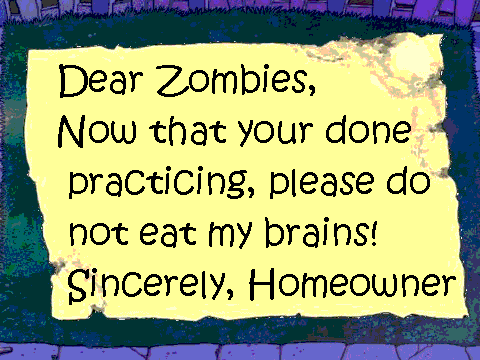 Plants vs. Zombies I, Zombie[1]