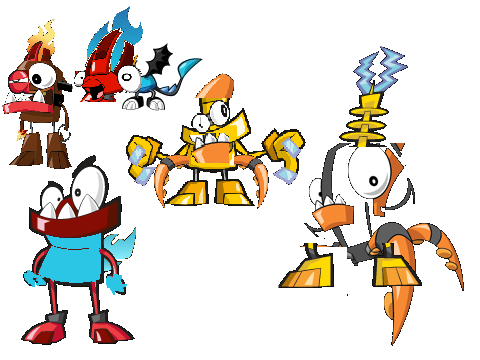 My Mixels Series 1 and 2 Fan made mixes!