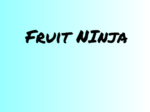 fruit ninja beta 0.2 demo version