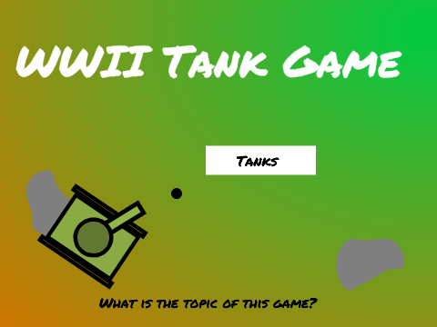 WWII Tank Game 