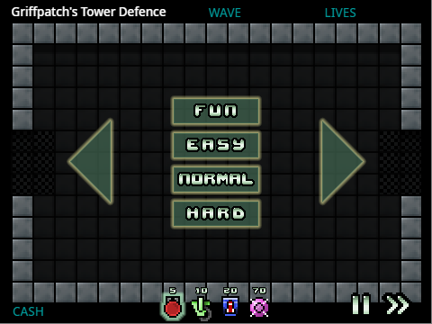 Griffpatch's Tower Defense v0.13b HACKED