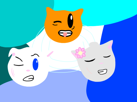 I redraw cat drawings