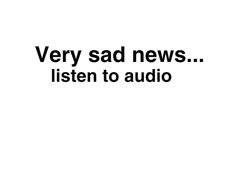 Sad news