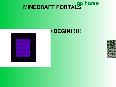 MINECRAFT PORTALS
