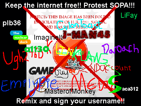 Protest S.O.P.A. and PIPA!!! REMIX PEOPLE!!!!!