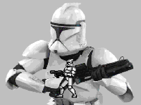 clone trooper sprite with controls