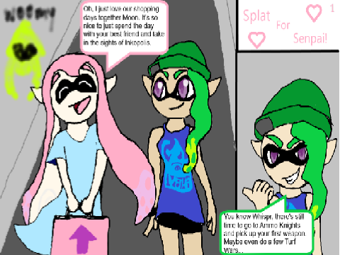 Splat For Senpai! (Splatoon Comic test)