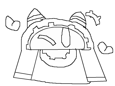 星のカービィ〜マホロア塗り絵〜