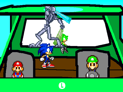Add your self trying to get out of luigi's car