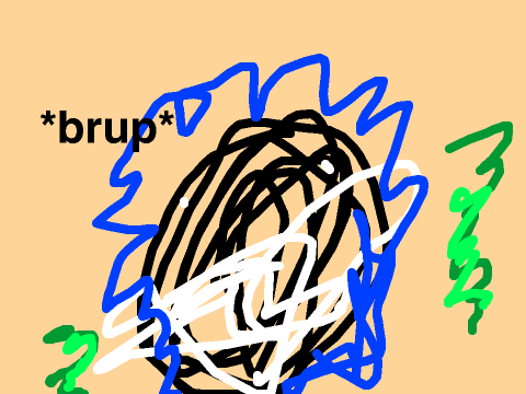 stufin yer faec as ushual